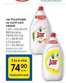 Tesco Jar prostředek na mytí nádobí nabídka