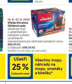 Tesco Vileda ultramax úklidová sada nabídka