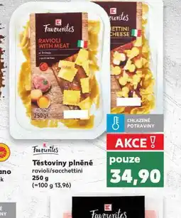 Kaufland Těstoviny plněné nabídka