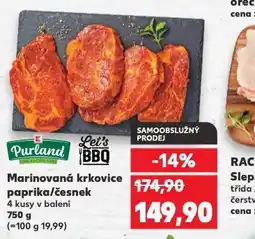 Kaufland Marinovaná krkovice paprika / česnek nabídka