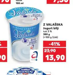 Kaufland Z valašska jogurt bílý nabídka