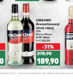 Kaufland Cinzano nabídka