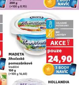 Kaufland Madeta jihočeské pomazánkové nabídka