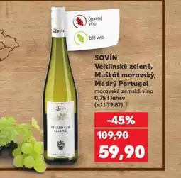 Kaufland Sovín muškát moravský nabídka