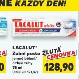 Kaufland Lacalut aktiv zubní pasta nabídka