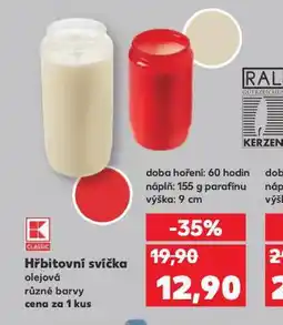 Kaufland Hřbitovní svíčka nabídka