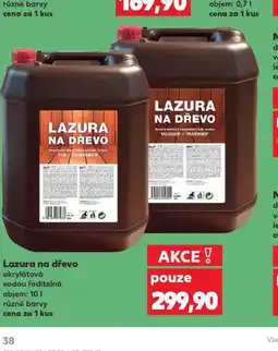 Kaufland Lazura na dřevo nabídka