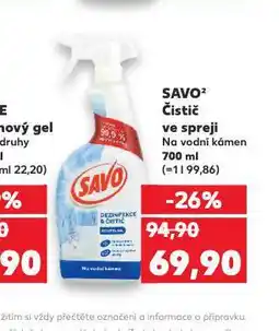 Kaufland Savo čistič ve spreji nabídka