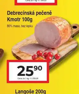 Hruška Debrecínská pečeně nabídka