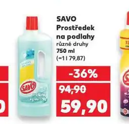 Kaufland Savo prostředek na podlahy nabídka