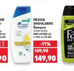 Kaufland Head&shoulders šampon nabídka