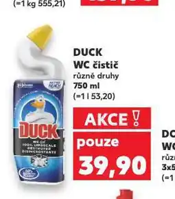 Kaufland Duck wc čistič nabídka
