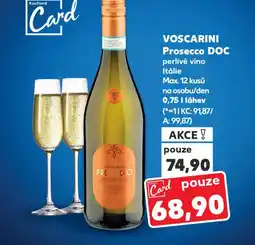 Kaufland Voscarini prosecco doc nabídka