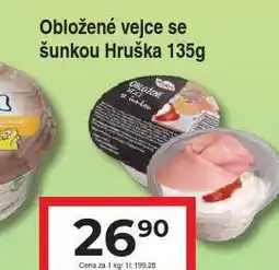 Hruška Obložené vejce se šunkou nabídka