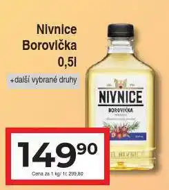 Hruška Nivnice borovička nabídka