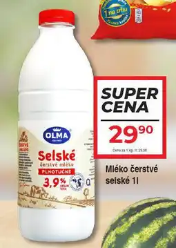 Hruška Mléko čerstvé selské nabídka