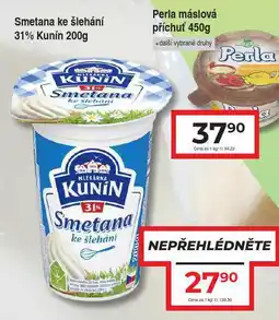 Hruška Kunín smetana ke šlehání nabídka
