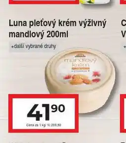 Hruška Luna pleťový krém nabídka