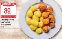 Globus Smažený květák s vařenými bramborami nabídka