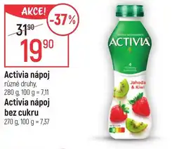 Globus Activia nápoj nabídka