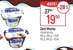 Globus Zott Monte nabídka