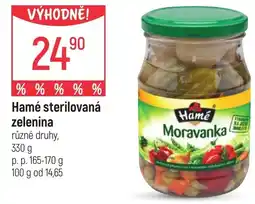 Globus Hamé sterilovaná zelenina nabídka
