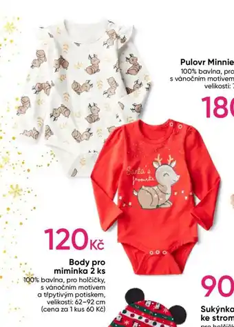 Pepco Body pro miminka 2 ks nabídka