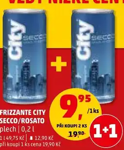 Penny Market FRIZZANTE CITY SECCO/ROSATO plech | 0,2L nabídka