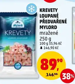 KREVETY LOUPANÉ PŘEDVAŘENÉ MYLORD