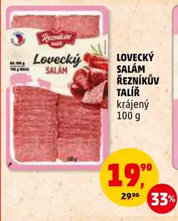 Penny Market LOVECKÝ SALÁM ŘEZNÍKŮV TALÍŘ nabídka