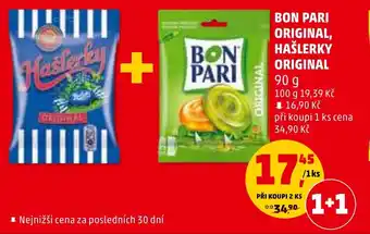 Penny Market BON PARI ORIGINAL, HAŠLERKY ORIGINAL nabídka