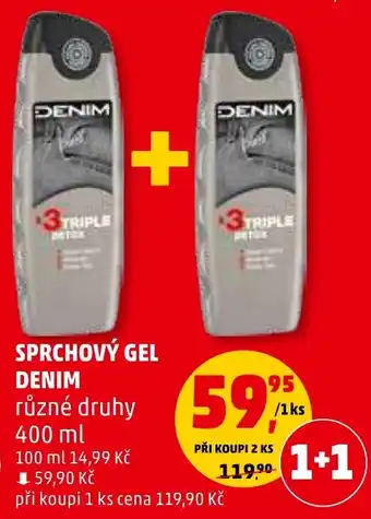 Penny Market SPRCHOVÝ GEL DENIM nabídka