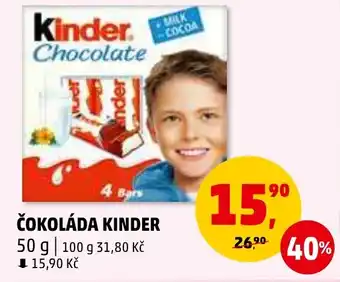 Penny Market ČOKOLÁDA KINDER nabídka