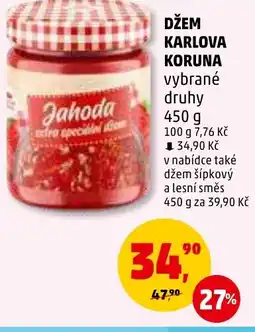 Penny Market DŽEM KARLOVA KORUNA nabídka