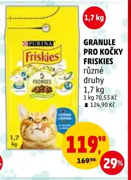 Penny Market GRANULE PRO KOČKY FRISKIES nabídka