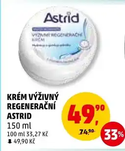 Penny Market KRÉM VÝŽIVNÝ REGENERAČNÍ ASTRID nabídka