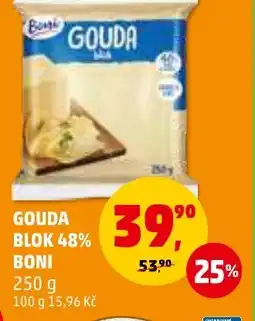 Penny Market GOUDA BLOK 48% BONI nabídka