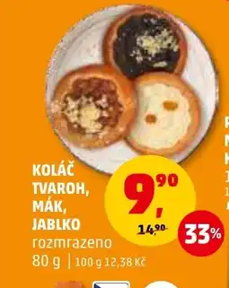 Penny Market KOLÁČ TVAROH, MÁK, JABLKO nabídka