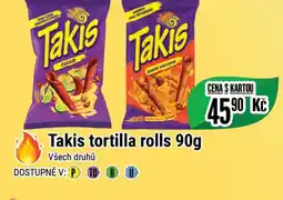 Tamda Foods Takis tortilla rolls 90g nabídka