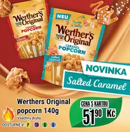Tamda Foods Werthers Original popcorn 140g nabídka