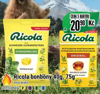 Tamda Foods Ricola bonbóny 40g, 75g nabídka