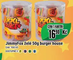 Tamda Foods JimmyFox želé 50g burger house nabídka
