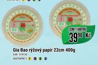 Tamda Foods Gia Bao rýžový papír 22cm 400g nabídka