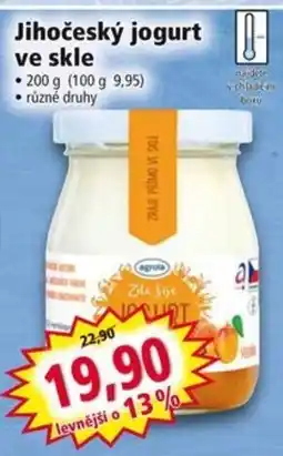 Norma Jihočeský jogurt ve skle nabídka