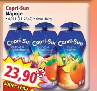 Norma Capri-Sun Nápoje nabídka