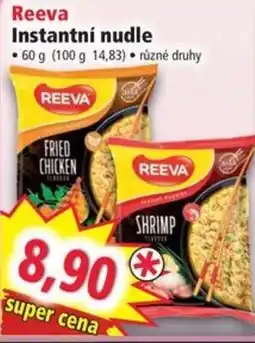 Norma Reeva Instantní nudle nabídka