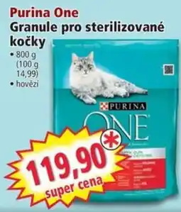Norma Purina One Granule pro sterilizované kočky nabídka