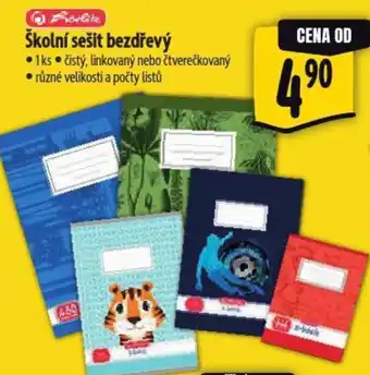 Albert Školní sešit bezdřevý nabídka