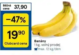Tesco Banány nabídka