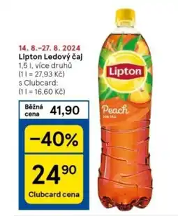 Tesco Lipton Ledový čaj nabídka
